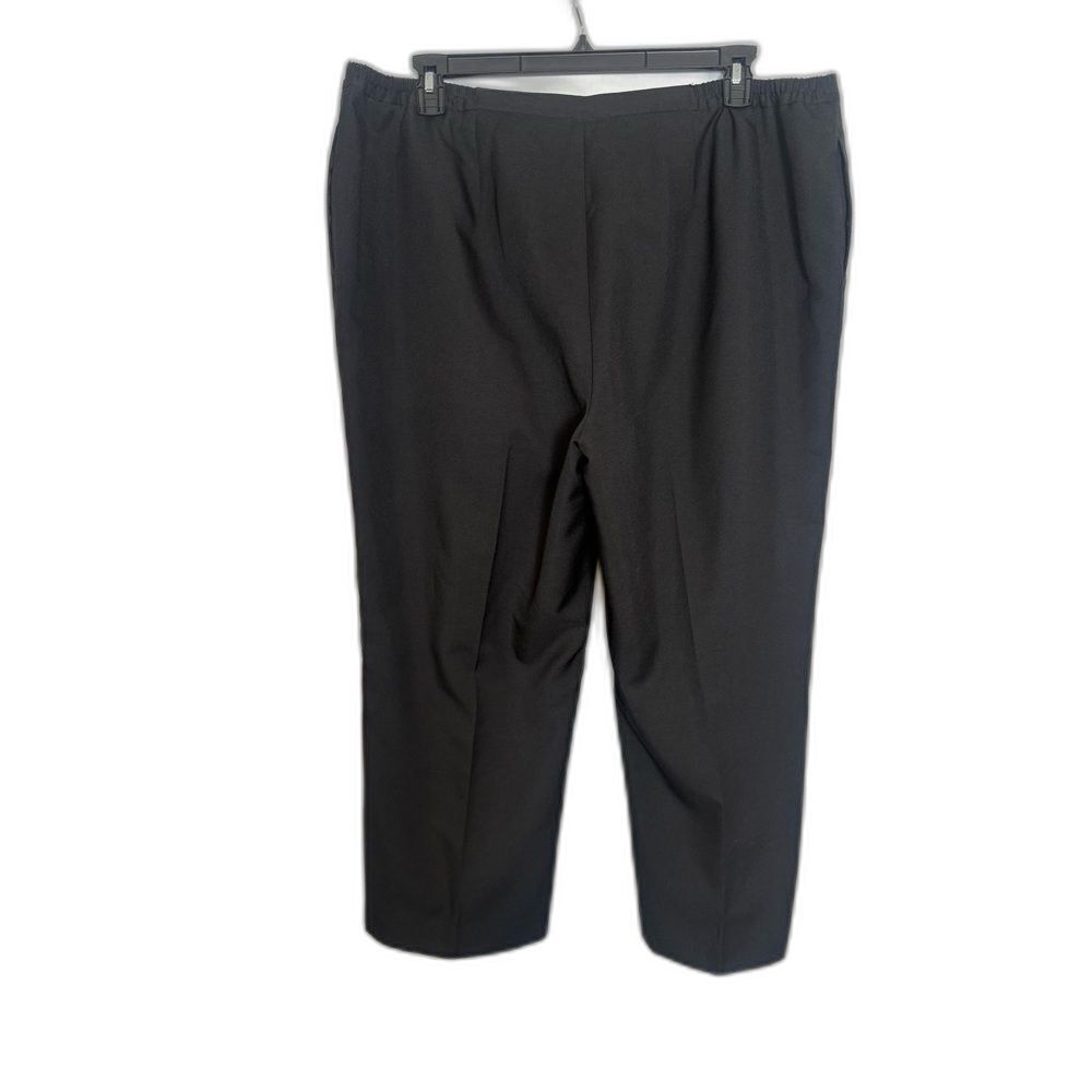 Kasper Dress Pants Women's Size 20W Black Straight Leg Cropped